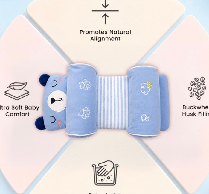 Baby Shaping Head Support Pillow - Assorted Colour