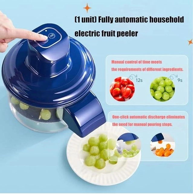 Electric Automatic vegetable Peeler and cutter Machine (Pack of 1)