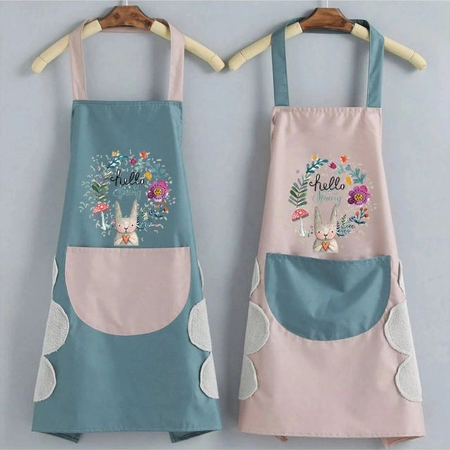 Kitchen Apron for Women Waterproof Cooking (pack of 2)